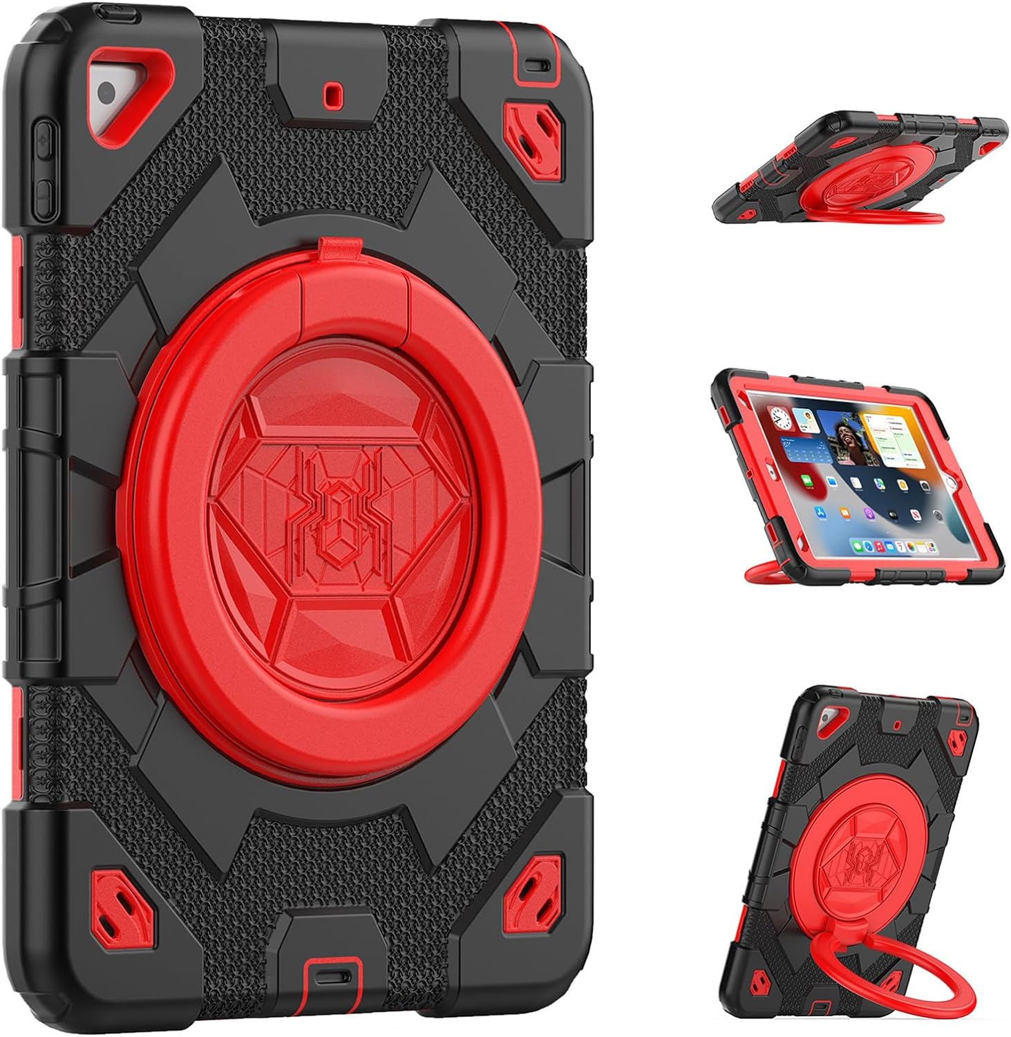 Étui robuste pour enfants Defender Ring avec sangle pour iPad 7/8/9 (7e/8e/9e génération) 10,2 Étui robuste pour enfants Defender Ring avec sangle pour iPad 7/8/9 (7e/8e/9e génération) 10,2